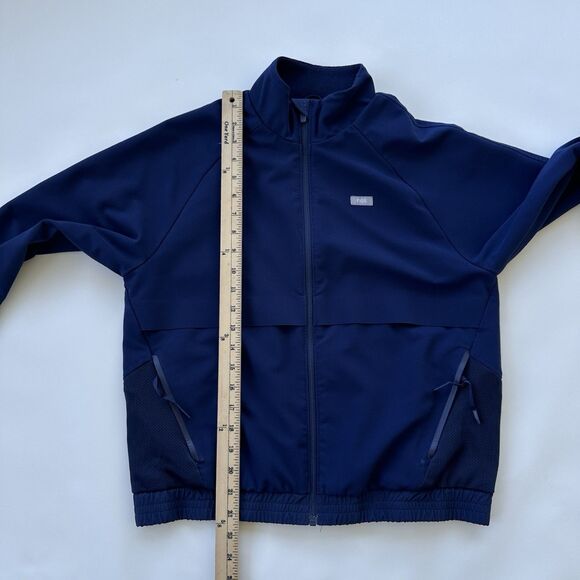 Figs Sydney Scrub Jacket Womens Navy Performance Full Zip Medical XS $98 - Picture 9 of 11